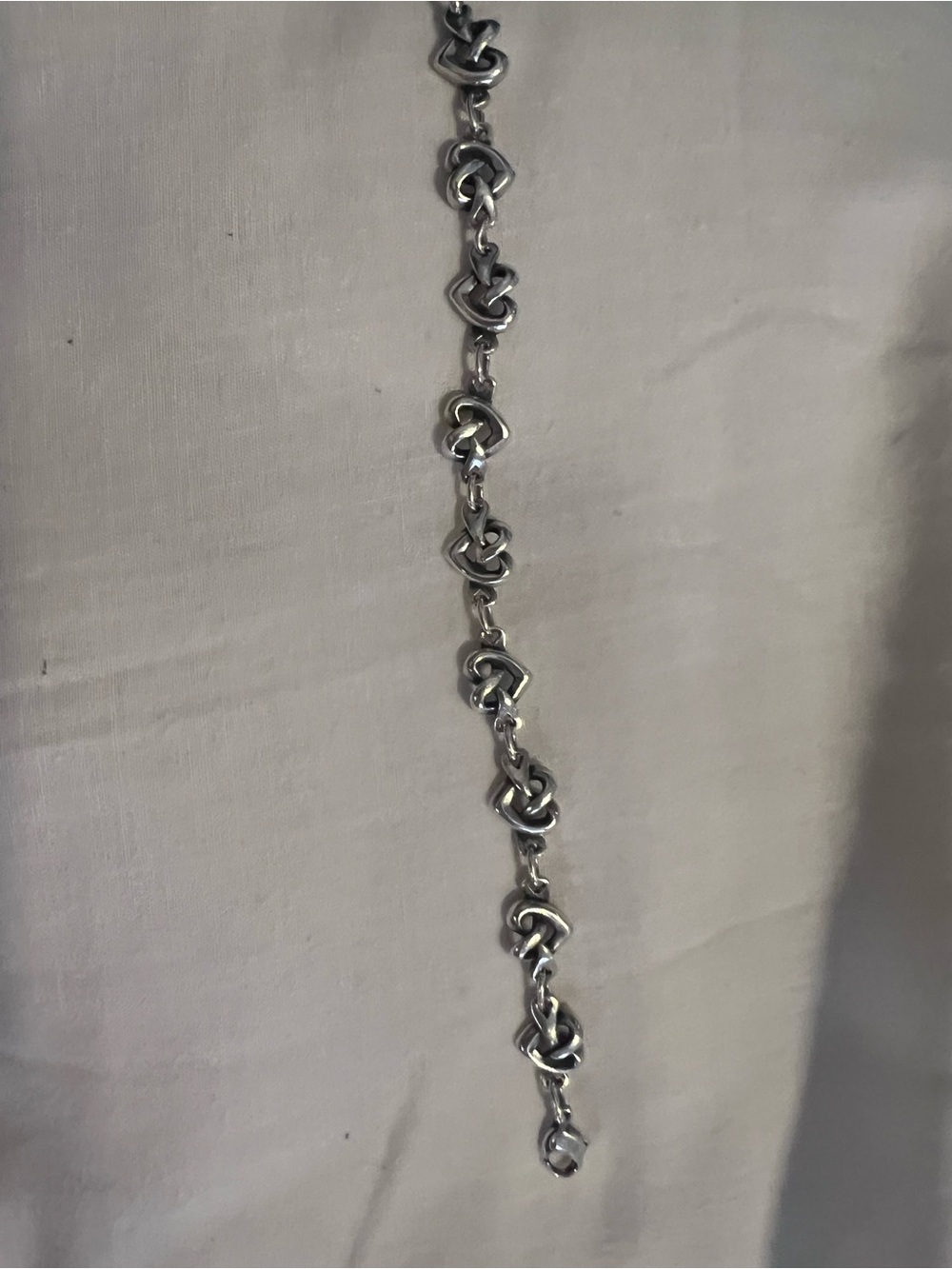 James Avery heart Knot Link Bracelet